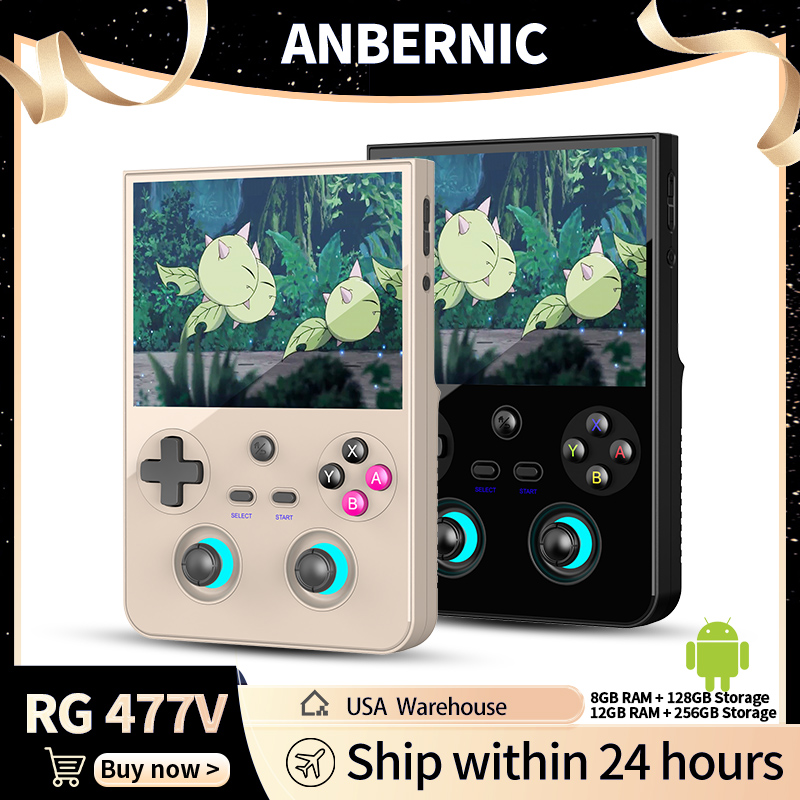 Party Games Android - เครื่องเล่นเกมพกพา ANBERNIC RG 477V หน้าจอสัมผัส 4.7