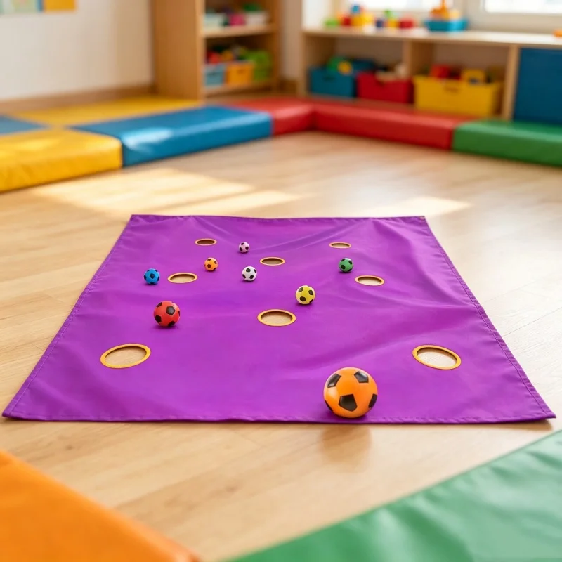 Party Games Groups - ชุดเกมโยนลูกบอลลงหลุมพร้อมลูกบอลหลากสี สำหรับฝึกทักษะการทำงานเป็นทีม กิจกรรมปาร์ตี้ในร่มและกลางแจ้ง
