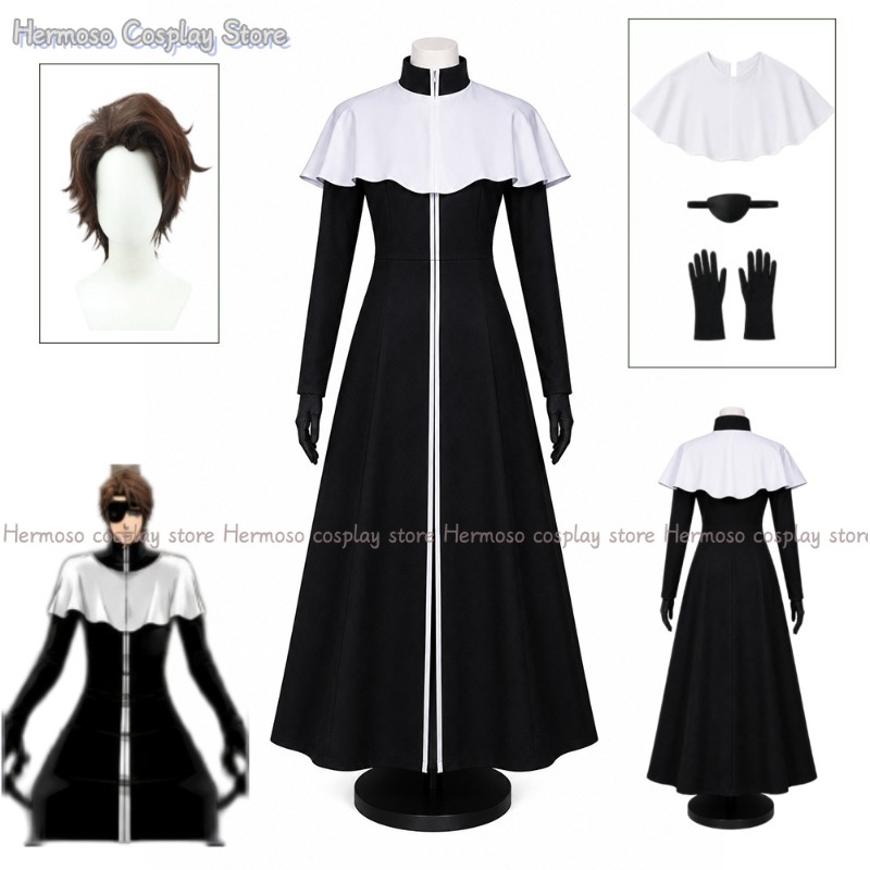 Party Games Groups - ชุดคอสเพลย์อนิเมะ Bleach ไอเซ็น โซซึเกะ ชุดกัปตัน เสื้อฮาโอริสีขาว