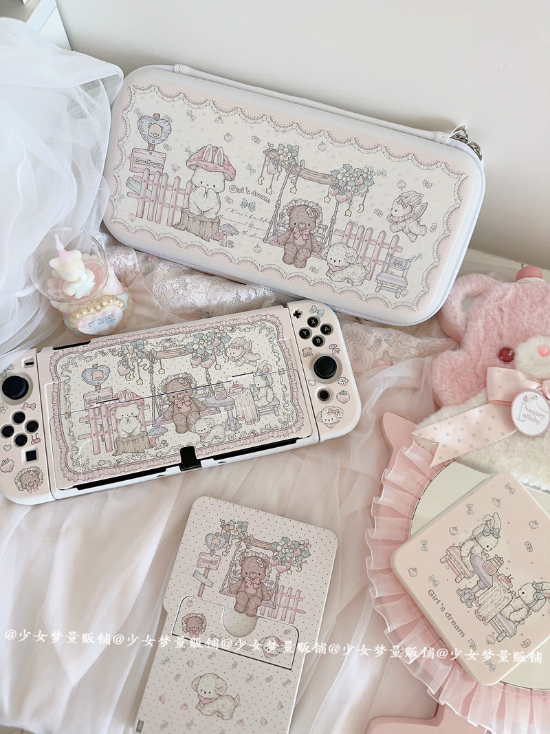 Party Games Good - เคสป้องกันเครื่องเกม Nintendo Switch รุ่น Girls Dream