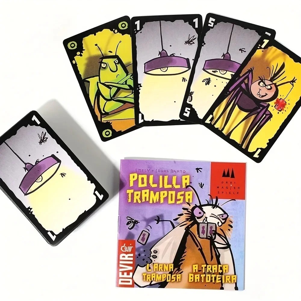 เกมไพ่ Polilla Tramposa ภาษาสเ - Party Games Juego บทวิจารณ์และราคา