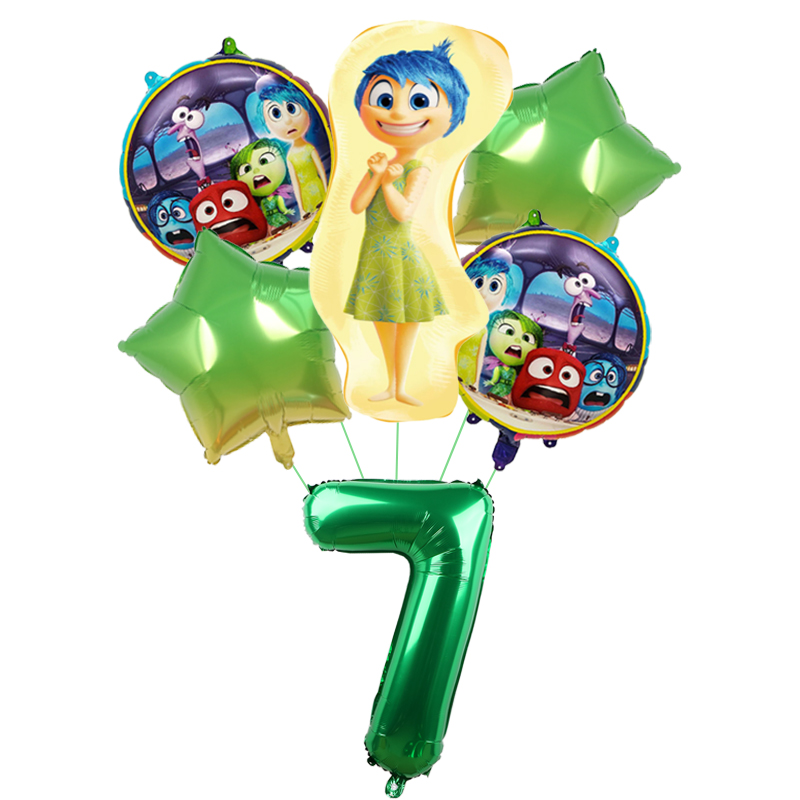 6 ชิ้นใหม่ Inside Out2 ลูกโป่ง - Party Games Questions บทวิจารณ์และราคา