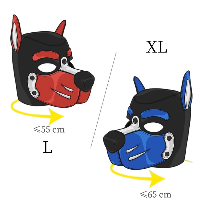 หน้ากากคลุมศีรษะสุนัขสีสันสดใส - Party Games Couple บทวิจารณ์และราคา