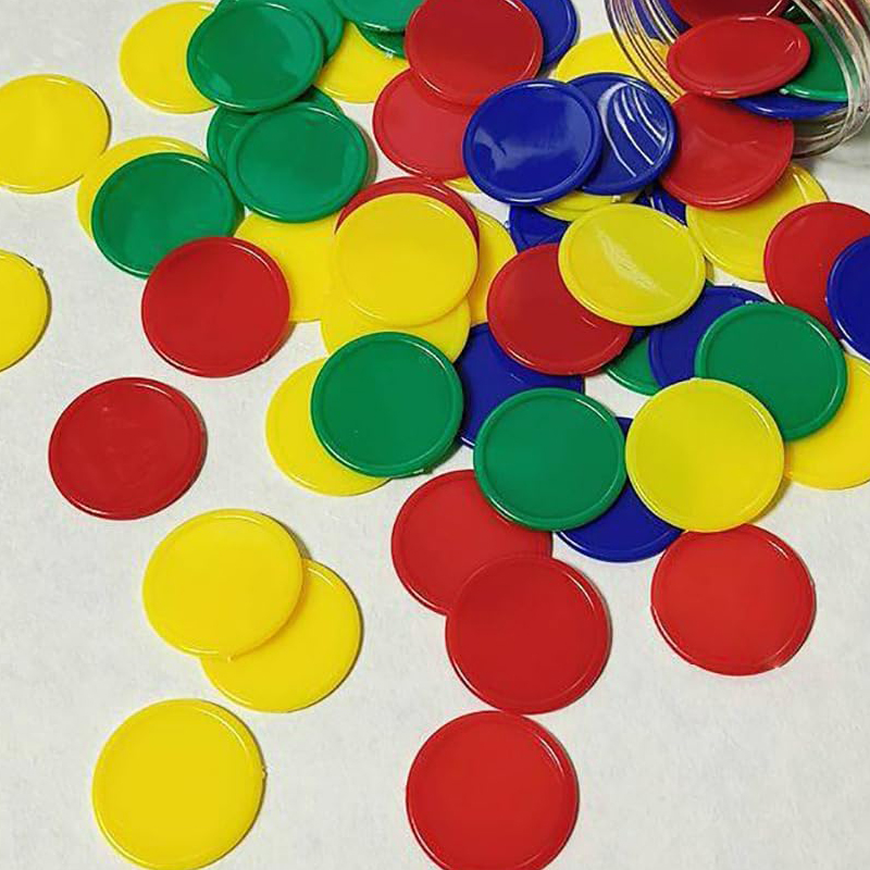 บิงโกเครื่องหมายชิป 37 มม.4 สี - Party Games Juego บทวิจารณ์และราคา