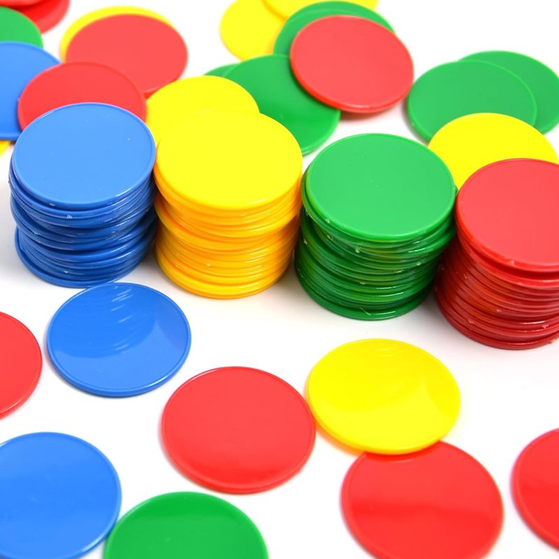 บิงโกเครื่องหมายชิป 37 มม.4 สี - Party Games Juego บทวิจารณ์และราคา