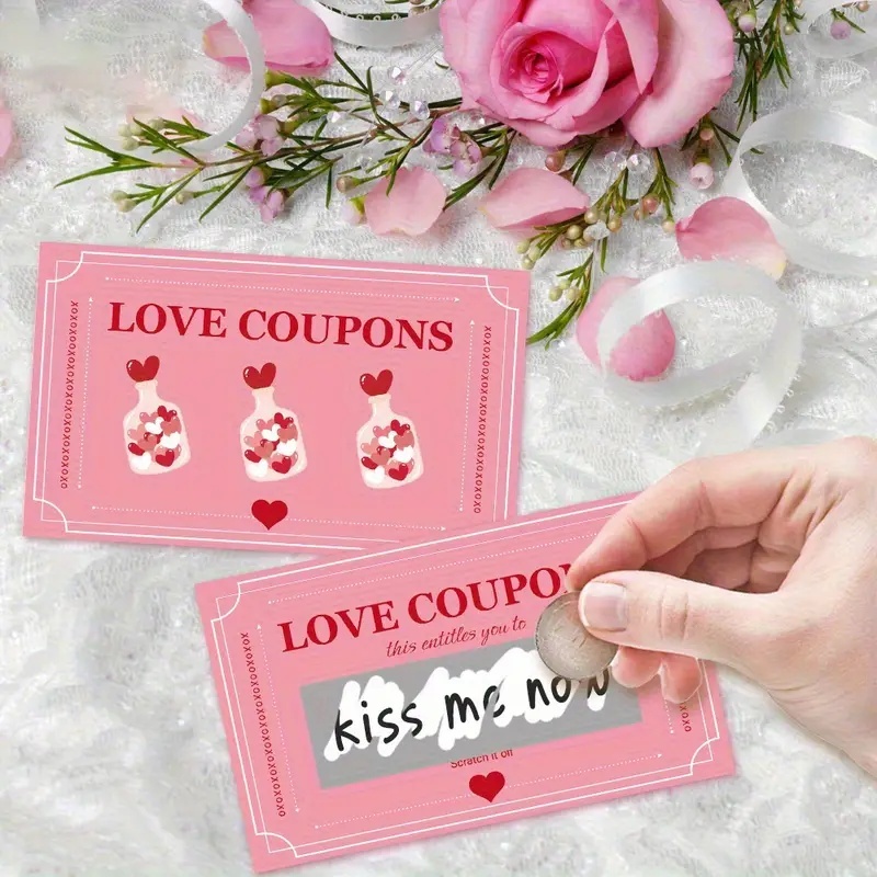 บัตรขูดโชคดีสีชมพู 30 ชิ้น เหม - Party Games Couple บทวิจารณ์และราคา