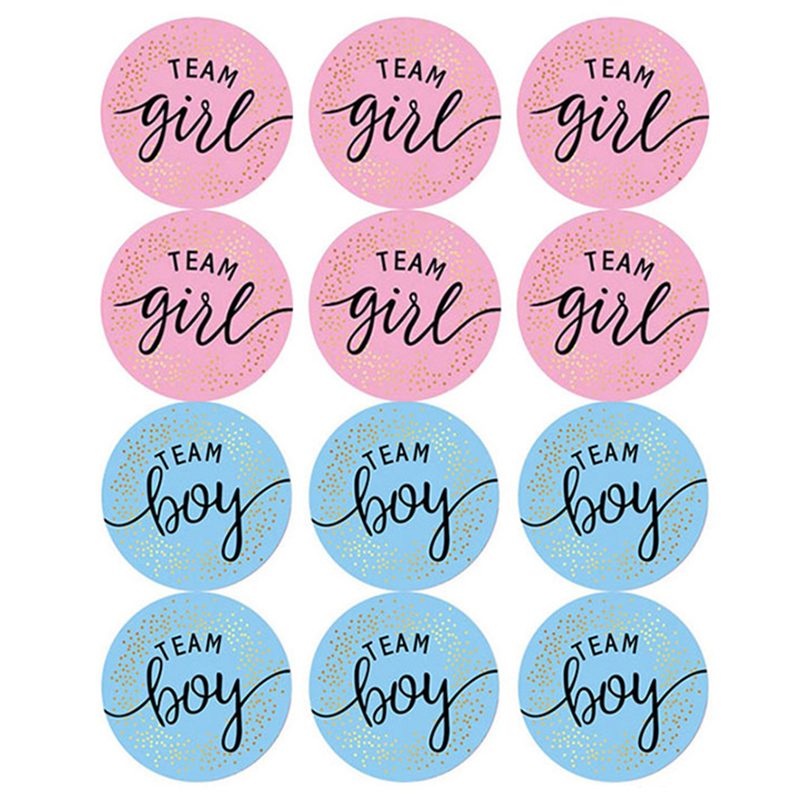 60 ชิ้นเพศเปิดเผยสติกเกอร์สําห - Party Games Gender Reveal บทวิจารณ์และราคา